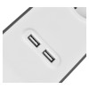 Listwa zasilająca Belkin Power Surge 4-PORT + 2xUSB-A 2.4A 525J 2m Grey/White-13822514