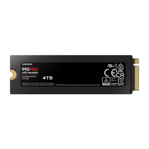 SSD PCIE G4 M.2 NVME 4TB W/HS/990 PRO MZ-V9P4T0CW SAMSUNG-13807958