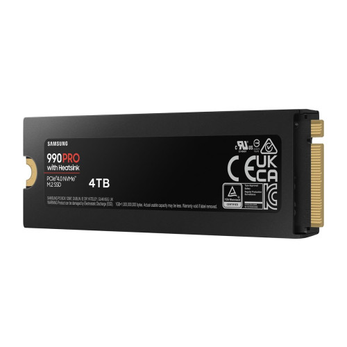 SSD PCIE G4 M.2 NVME 4TB W/HS/990 PRO MZ-V9P4T0CW SAMSUNG-13807960