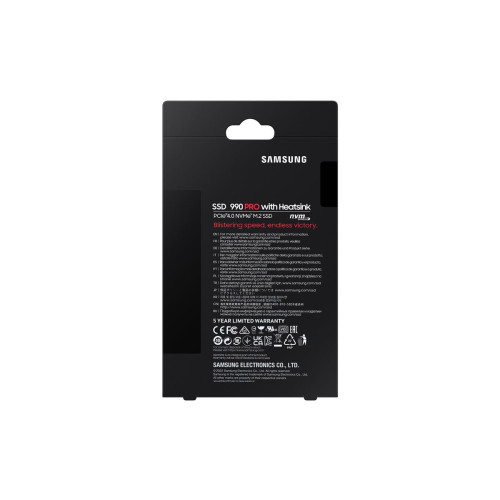 SSD PCIE G4 M.2 NVME 4TB W/HS/990 PRO MZ-V9P4T0CW SAMSUNG-13807967