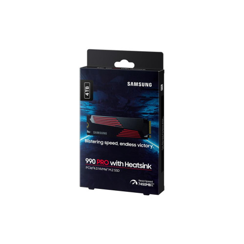 SSD PCIE G4 M.2 NVME 4TB W/HS/990 PRO MZ-V9P4T0CW SAMSUNG-13807968