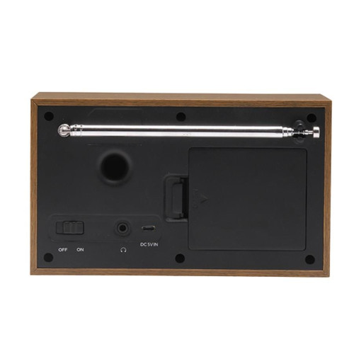 Denver DAB-46DARK GREY radio Internet Analogowe i cyfrowe Czarny, Brązowy-13815906