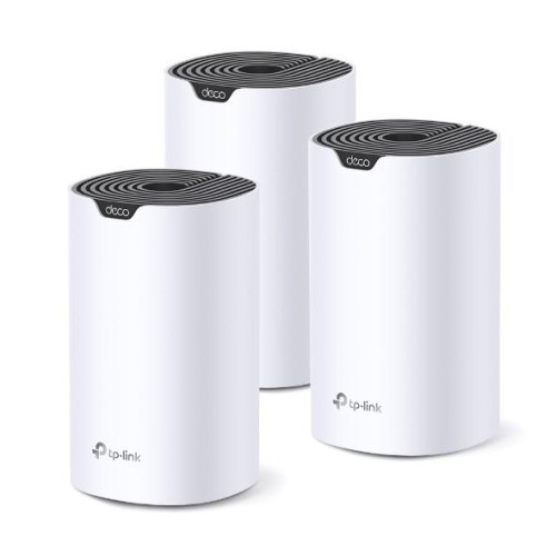 TP-Link Deco S7 (3-pack) Dual-band (2.4 GHz/5 GHz) Wi-Fi 5 (802.11ac) Biały, Czarny Wewnętrzne-13815964