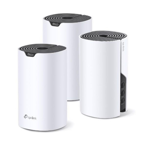 TP-Link Deco S7 (3-pack) Dual-band (2.4 GHz/5 GHz) Wi-Fi 5 (802.11ac) Biały, Czarny Wewnętrzne-13815965