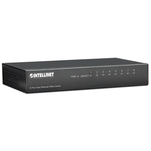 Intellinet 8-Port Fast Ethernet Office Switch Fast Ethernet (10/100) Czarny-13816167