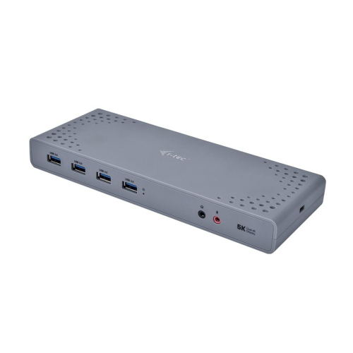 i-tec CADUAL4KDOCK stacja dokująca Przewodowa USB 3.2 Gen 1 (3.1 Gen 1) Type-C Czarny, Turkusowy-13823660