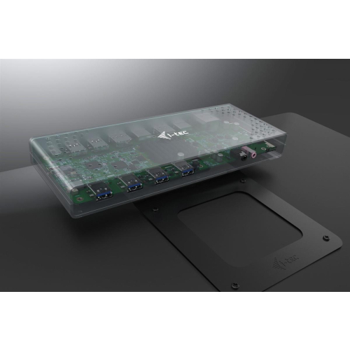 i-tec CADUAL4KDOCK stacja dokująca Przewodowa USB 3.2 Gen 1 (3.1 Gen 1) Type-C Czarny, Turkusowy-13823667