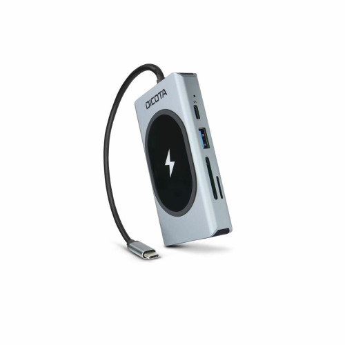 DICOTA D32059 huby i koncentratory USB Type-C Czarny, Srebrny-13823756