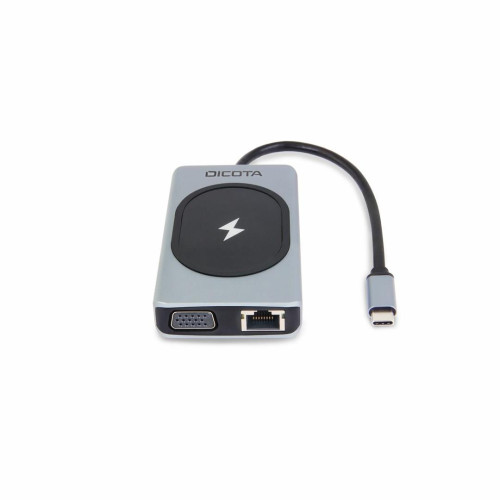 DICOTA D32059 huby i koncentratory USB Type-C Czarny, Srebrny-13823757