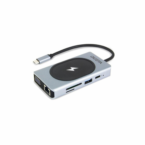 DICOTA D32059 huby i koncentratory USB Type-C Czarny, Srebrny-13823759