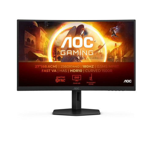 AOC G4 CQ27G4X monitor komputerowy 68,6 cm (27") 2560 x 1440 px Quad HD LCD Czarny-13826024