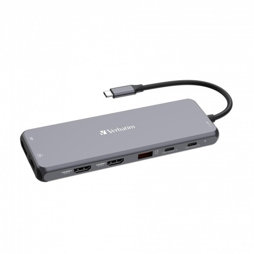Verbatim CMH-13 USB Type-C 10000 Mbit/s Srebrny-13838885