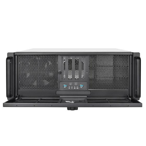 Silverstone RM400 Stojak Czarny, Szary-13838946
