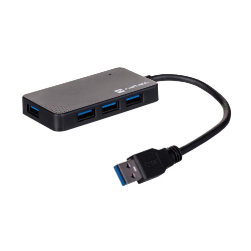 Hub NATEC Moth NHU-1342 (4x USB 3.0; kolor czarny)-13839056