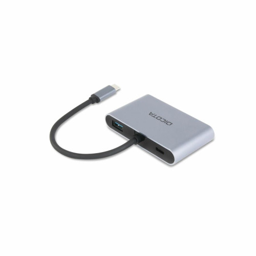 DICOTA D32064 stacja dokująca Tablet/Smartfon/Laptop Srebrny-13839111