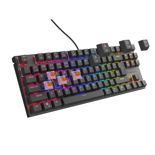 GENESIS NKG-2155 klawiatura Gaming USB QWERTY UK międzynarodowy Czarny-13839928