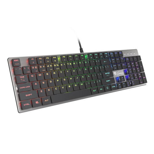 GENESIS Thor 420 RGB klawiatura Gaming USB AZERTY US English Srebrny-13839977