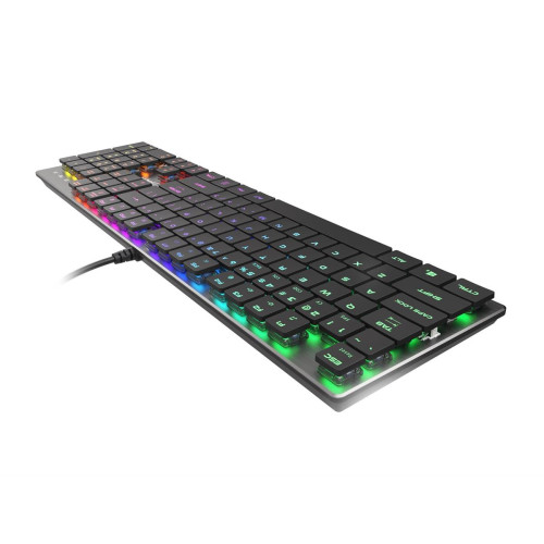 GENESIS Thor 420 RGB klawiatura Gaming USB AZERTY US English Srebrny-13839982