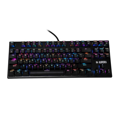 KLAWIATURA I-BOX AURORA K-2R RGB, MECHANICZNA, BLUE SWITCH, GAMING-13841140