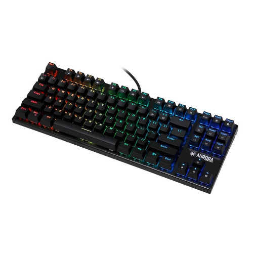 KLAWIATURA I-BOX AURORA K-2R RGB, MECHANICZNA, BLUE SWITCH, GAMING-13841159