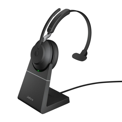 Jabra 26599-889-989 słuchawki/zestaw słuchawkowy Bezprzewodowy Opaska na głowę Biuro/centrum telefoniczne USB Typu-A Blu