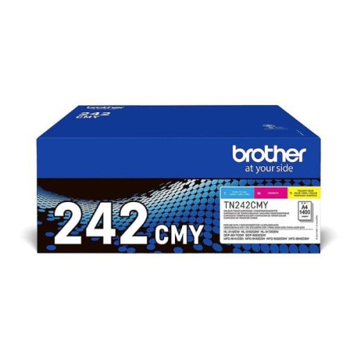 Brother TN-242CMY kaseta z tonerem 1 szt. Oryginalny Cyjan, Purpurowy, Żółty-13852175