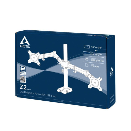 ARCTIC Z2 (Gen 3) uchwyt / stojak do monitorów 86,4 cm (34