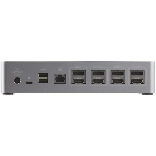StarTech.com DK31C4DPPDUE stacja dokująca Przewodowa USB 3.2 Gen 2 (3.1 Gen 2) Type-C Czarny, Szary-13854989