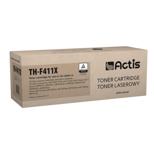 Actis TH-F411X Toner (zamiennik HP 410X CF411X; Standard; 5000 stron; niebieski)-1385858