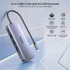 UNITEK AKTYWNY HUB USB-C 10GBPS,M.2,HDMI, PD 100W-13937875