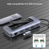 UNITEK AKTYWNY HUB USB-C 10GBPS,M.2,HDMI, PD 100W-13937876