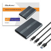 Qoltec Obudowa | kieszeń na dysk M.2 SSD | SATA | NVMe | USB-C | DUAL 2 x 2TB-13955505