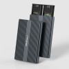 Qoltec Obudowa | kieszeń na dysk M.2 SSD | SATA | NVMe | USB-C | DUAL 2 x 2TB-13955514