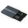 Qoltec Obudowa | kieszeń na dysk M.2 SSD | SATA | NVMe | USB-C | DUAL 2 x 2TB-13955515