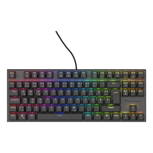 GENESIS Thor 303 TKL klawiatura Gaming USB QWERTZ Niemiecki Czarny-13907763