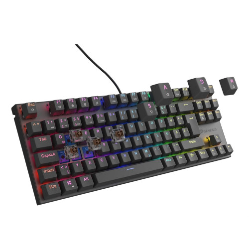 GENESIS Thor 303 TKL klawiatura Gaming USB QWERTZ Niemiecki Czarny-13907766