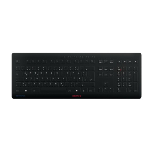 CHERRY Stream klawiatura Uniwersalne RF Bezprzewodowy + USB QWERTZ Niemiecki Czarny-13907770