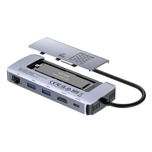 UNITEK AKTYWNY HUB USB-C 10GBPS,M.2,HDMI, PD 100W-13937872