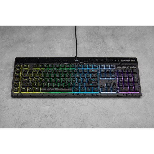 Corsair K55 RGB PRO klawiatura Gaming USB QWERTZ Niemiecki Czarny-13967400