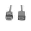 Kabel adapter DisplayPort 1.2 z zatrzaskiem 4K 60Hz UHD Typ DP/HDMI A M/M 1m czarny-1401887
