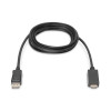 Kabel adapter DisplayPort 1.2 z zatrzaskiem 4K 60Hz UHD Typ DP/HDMI A M/M czarny 2m-1401897