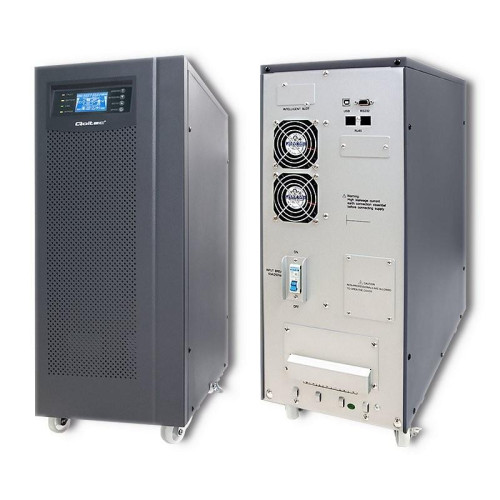 Zasilacz awaryjny UPS, on-line, czysta fala sinusoidalna, 10kVA, 8kW, LCD USB-1402189