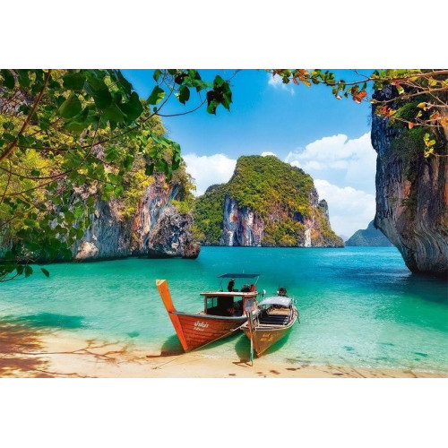 Puzzle 1500 elementów Tajlandia piękna zatoka-1404549