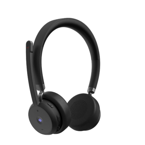 Lenovo Wireless VoIP Headset Zestaw słuchawkowy Bezprzewodowy Opaska na głowę Biuro/centrum telefoniczne Bluetooth Czarn