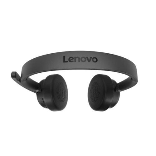 Lenovo Wireless VoIP Headset Zestaw słuchawkowy Bezprzewodowy Opaska na głowę Biuro/centrum telefoniczne Bluetooth Cz