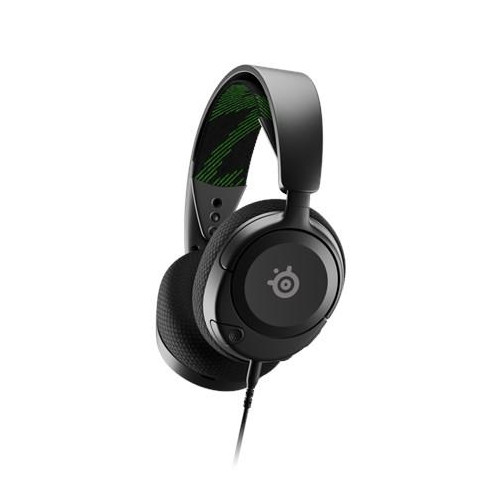Steelseries ARCTIS NOVA 1X Zestaw słuchawkowy Przewodowa Opaska na głowę Gaming Czarny, Zielony