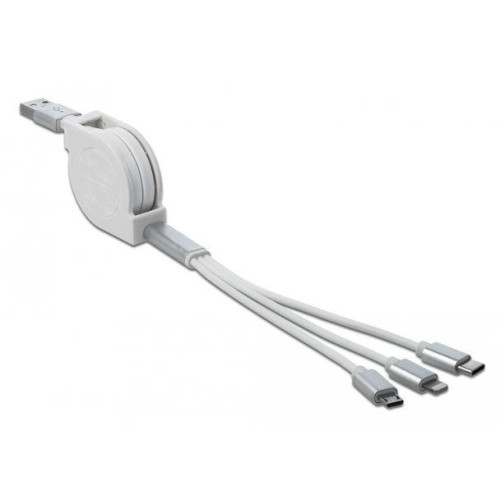 Kabel 3IN1 USB-A(M)->LIGHTNING(M)+MICRO-B(M)+USB-C(M) 2.0 -1406840