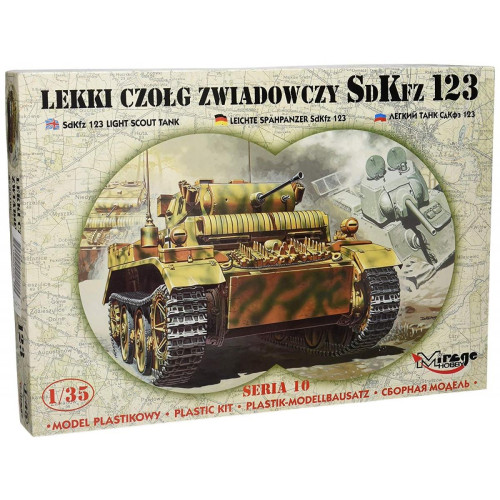 Model do sklejania Lekki czołg zwiadowczy SDKFZ 123-1407772