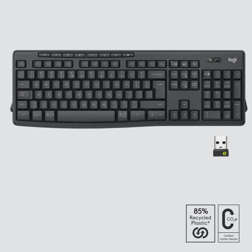 Logitech MK370 Combo for Business klawiatura Dołączona myszka Biuro RF Wireless + Bluetooth QWERTZ Swiss Grafitowy-14078469