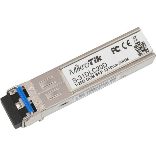 Mikrotik S-31DLC20D moduł przekaźników sieciowych 1250 Mbit/s SFP 1310 nm-14080242